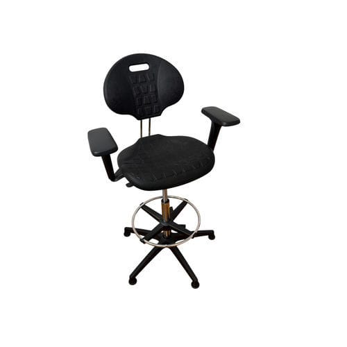 Chaise pivotante pour poste de travail - RG GROUP ENGINEERING SRL - siège en polyuréthane / dossier en polyuréthane