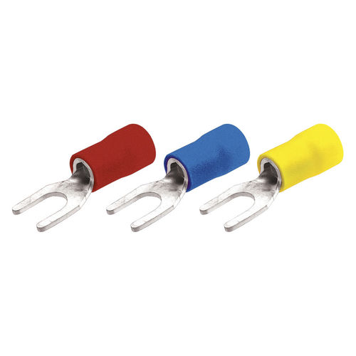 Cosse sans soudure à fourche - AK-AK series - SAS - isolée / en PVC / en cuivre étamé