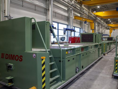 Navette de transfert sur rails électrique - DIMOS Maschinenbau GmbH - pour charges lourdes
