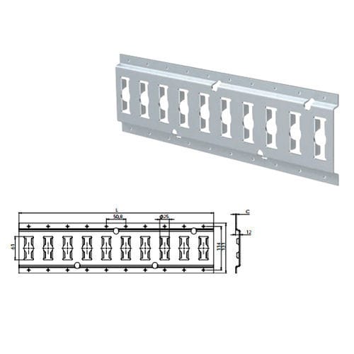 Rail d'arrimage - 3009 - Wistra GmbH - en acier / en aluminium / en inox