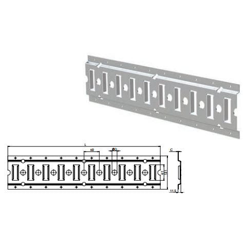Rail d'arrimage - 3008 - Wistra GmbH - en acier inoxydable / en aluminium / en acier