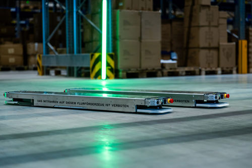 Transpalette AGV - Filics GmbH - sur batterie / pour entrepôt / compact