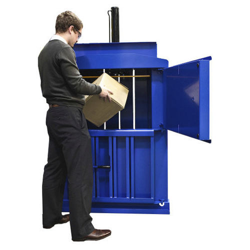 Presse à balles pour plastique - MHM 60 - MHM UK LTD - pour déchets / verticale / à chargement frontal