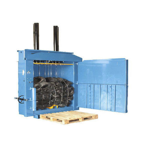Presse à balles pour produits en vrac - MHM 500HD - MHM UK LTD - verticale / à chargement frontal / hydraulique