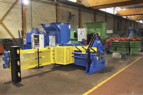 Presse à balles pour déchets - JS-500 series - MHM UK LTD - horizontale / à canal / automatique