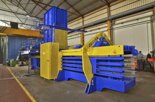 Presse à balles pour carton - JS-1900 series - MHM UK LTD - pour papier / pour plastique / pour déchets