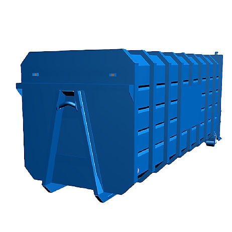 Conteneur à déchets en acier - MHM UK LTD - sécurisé / ouvert / pour chariot élévateur