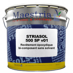 Revêtement résistant à l'abrasion - STRIASOL 500 SP V02 - PEINTURES MAESTRIA - époxy / industriel / résistant aux produits chimiques