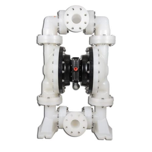 Pompe à double membrane - Guangzhou Huayue Automation Equipment Co., Ltd - pour eaux chargées / électrique / stationnaire