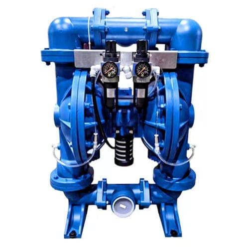Pompe à double membrane - Guangzhou Huayue Automation Equipment Co., Ltd - pour eaux chargées / électrique / stationnaire