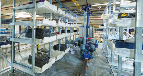 Magasin automatique horizontal - CRISSTORE® - BEUMER Group GmbH & Co.KG - compact / modulaire