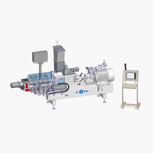 Extrudeuse alimentaire bivis - BC 45 ECO - Clextral - de nourriture pour animaux de companie / pour chips ondulées / compacte