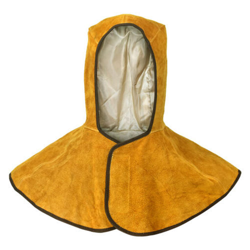 Cagoule de protection - GUANGXI DAHUA MING SHUN PROTECTIVE PRODUCTS CO. ,LTD - en cuir / de travail / pour soudage