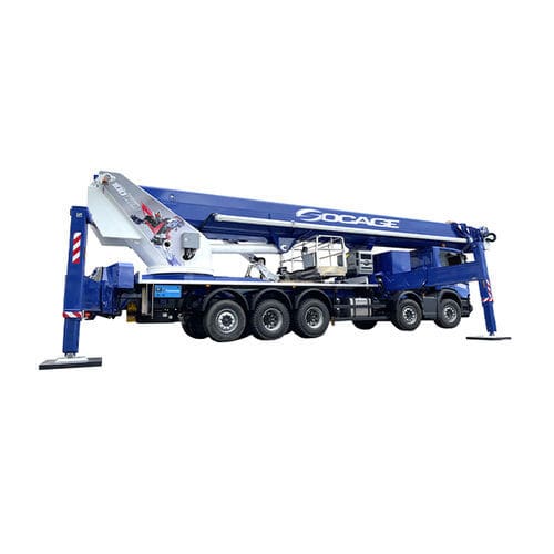 Nacelle télescopique montée sur camion - forSte 100TJJ - SOCAGE S.r.l. - à moteur diesel / pour applications multiples