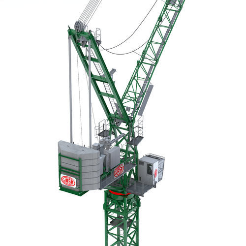 Grue à flèche relevable - J80PA - JASO GROUP - JASO TOWER CRANES & ELEVATION SYSTEMS - fixe / pour façade d'immeuble / de transport