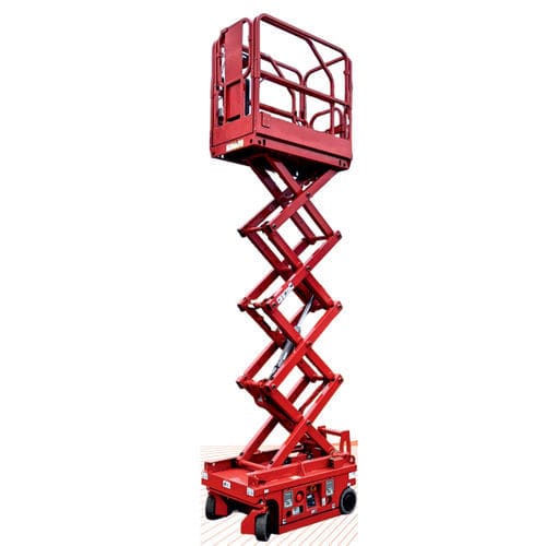 Nacelle élévatrice à ciseaux à roues - S65-7EZ - Rothlehner Arbeitsbühnen GmbH - automotrice / complètement électrique / pour usage intérieur et extérieur
