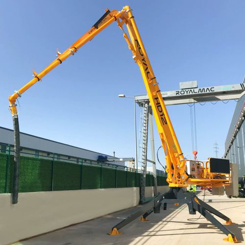 Flèche de distribution de béton araignée - HD12 - Royal Makine Sanayi Ticaret Limited Sirketi