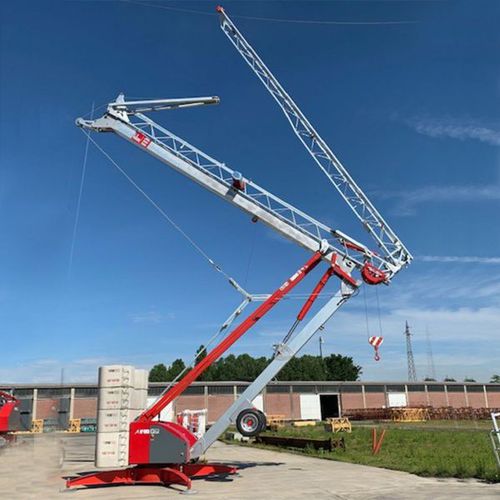 Grue fixe - 724 RB - FM GRU SRL - à montage automatisé / pour façade d'immeuble / hydraulique