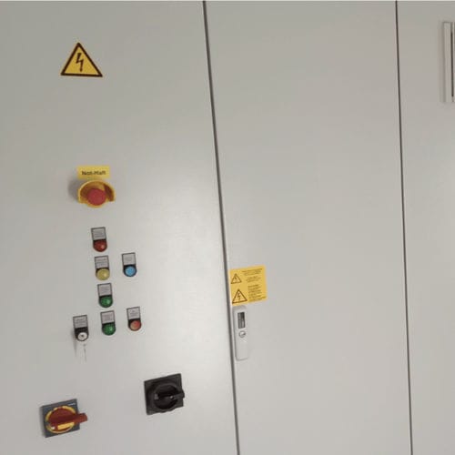Armoire électrique de commande - Sauter GmbH Elektrotechnik-Automation - pour chantier