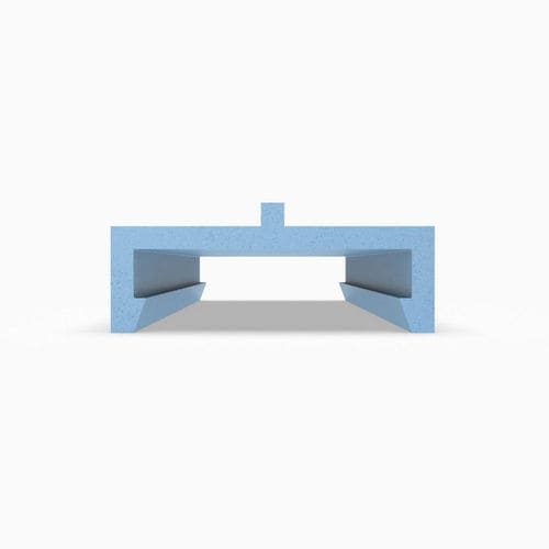 Profilé en UHMW-PE - P10540 series - Movexii - de titane / en C / extrudé