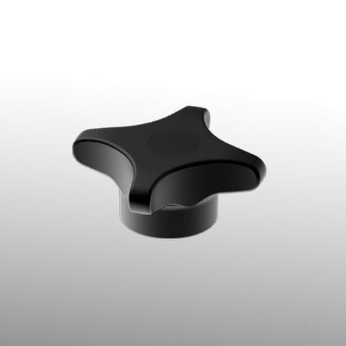 Bouton fileté - 313 series - Tecom - croisillon / en laiton / en laiton
