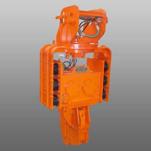 Enfonce-pieux hydraulique - HP series - NPK Europe Mfg.s.r.o. - vibrant / pour palplanche / monté sur excavateur