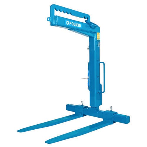 Fourche réglable - FRC/T series - Officine Polieri s.r.l. - télescopique / pour palettes / pour grues