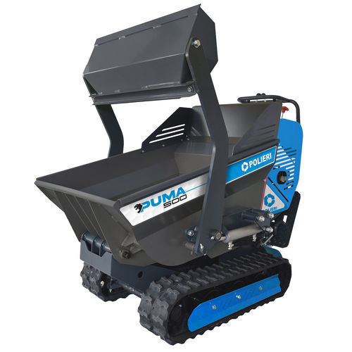 Mini-dumper à chenilles - PUMA 500 - Officine Polieri s.r.l. - à moteur essence / thermique / à moteur hydraulique