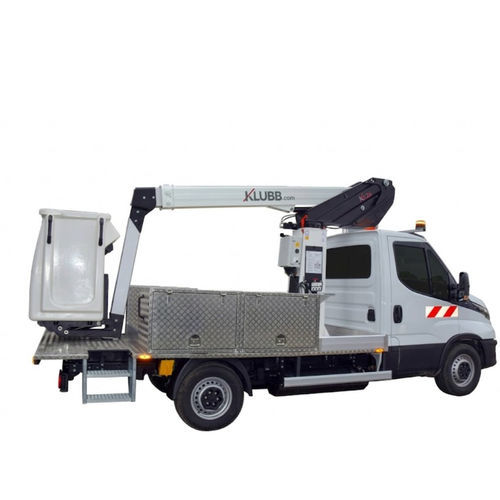Nacelle élévatrice téléscopique montée sur camion - KL26 GAZ - KLUBB - au gaz naturel / à usage extérieur / pour applications multiples