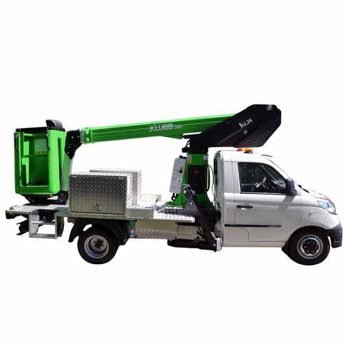Nacelle télescopique mobile - KL26 NP6 - KLUBB - sur camion / essence / électrique