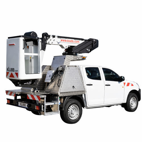 Nacelle télescopique mobile - K20 D-MAX - KLUBB - à roues / sur camion / hydraulique