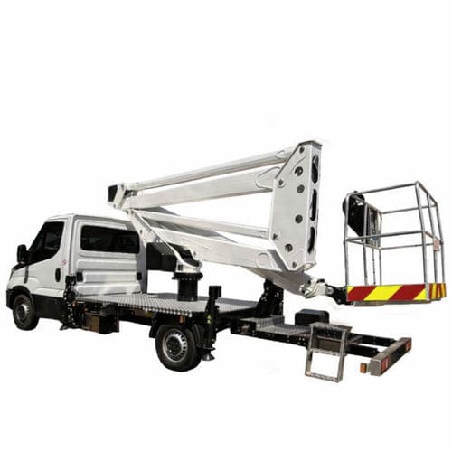 Nacelle articulée sur camion - PNT 240 AF - KLUBB - hydraulique / diesel / d'extérieur