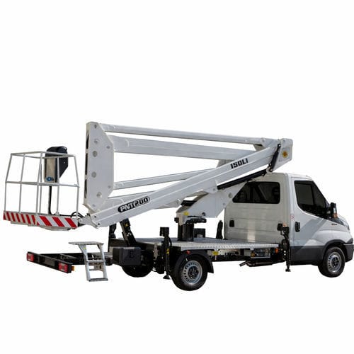 Nacelle articulée mobile - PNT200 HE - KLUBB - sur camion / montée sur fourgon / hydraulique