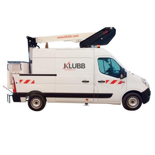 Nacelle télescopique montée sur fourgon - KL38P - KLUBB - à gaz / compacte
