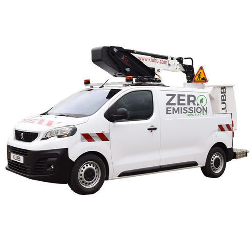 Nacelle télescopique mobile - K20L - KLUBB - montée sur fourgon / électrique / alimentée par batterie