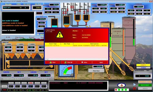 Logiciel de commande - e-Batch Concrete - DEDOUSSIS ENGINEERING LTD. - de gestion de production / de SCADA / de reporting