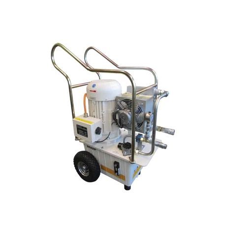Groupe hydraulique électrique - HAE9 - BRAUN Rückbautechnologien GmbH - sur roues