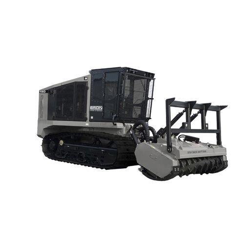 Broyeur à axe horizontal forestier - 450B Mulcher - Bron - sur tracteur