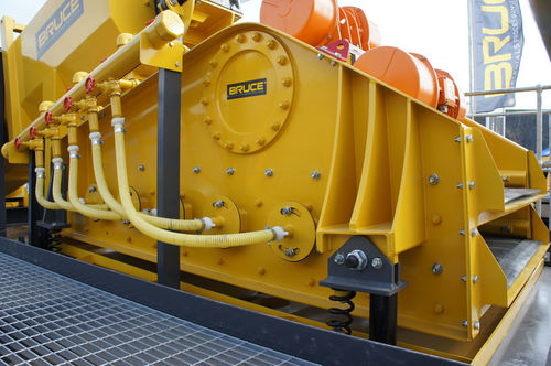 Crible laveur - Bruce Engineering - pour chantier de construction / forte charge / en acier inoxydable