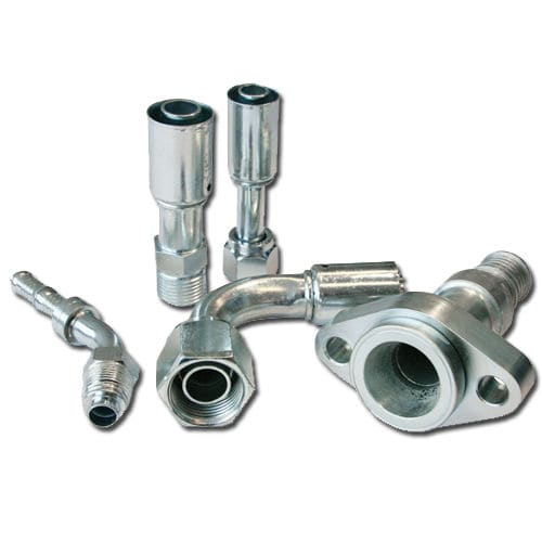 Raccord hydraulique - 52 - Burgaflex BV - à sertir / coudé / en inox