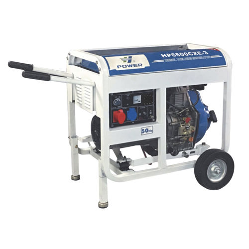Groupe électrogène diesel - HP6500CXE-3 - ANHUI H-POWER MACHINERY CO., LTD. - monophasé / triphasé / 50 Hz
