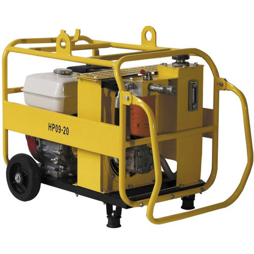 Groupe hydraulique à moteur essence - HP series - ANHUI H-POWER MACHINERY CO., LTD. - sur roues