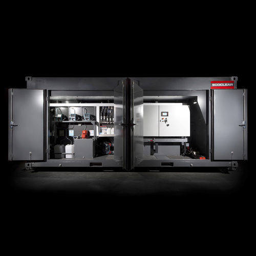 Station de traitement des eaux usées conteneurisée - ECOCLEAR - Aquajet Systems AB - physico-chimique