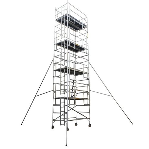 Tour d'échafaudage de façade - ASCEND ACCESS SYSTEMS SCAFFOLDING LLC - modulaire / aluminium