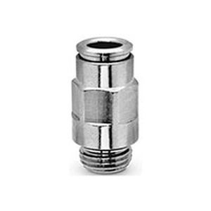 Raccord en laiton nickelé - 2000101 - Auto FireX LLP - hydraulique / à emboîtement / fileté
