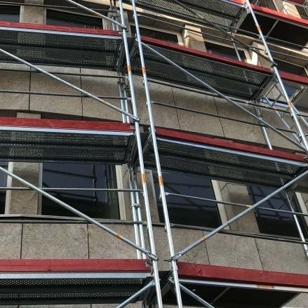 Échafaudage fixe - Blitzfix® 70/100 - ALBERT Gerüst- und Gerätetechnik GmbH - de façade / modulaire