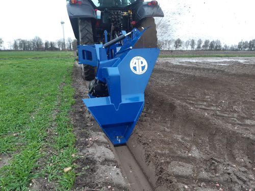 Trancheuse de sol de drainage - GF 80 - AP Machinebouw B.V. - montée sur tracteur / pour tracteur