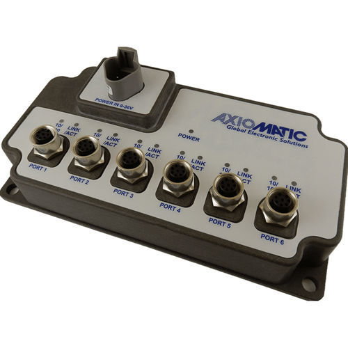 Commutateur Ethernet non administrable - AX140700C  - Axiomatic Technologies Corporation - 6 ports / LAN