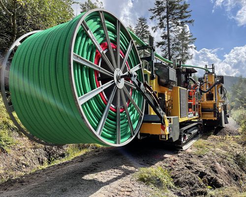Trancheuse de sol de drainage - BETEK GmbH & Co. KG - sur chenilles