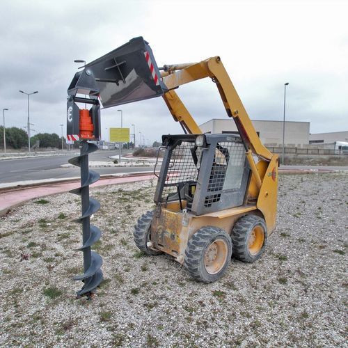 Tarière hydraulique - AUG series - C&F srl - pour excavatrice / pour chargeur compact / pour chargeuse pelleteuse
